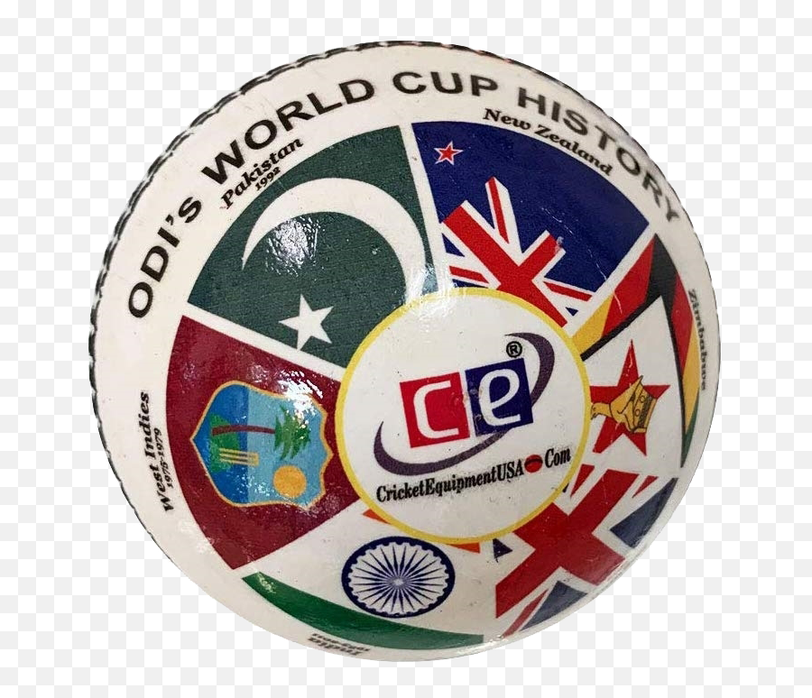 Cricket World Cup History Cricket Ball 2019 Edition 55 Oz - History Of Ball Cricket Emoji,World Cup Fans Emotion