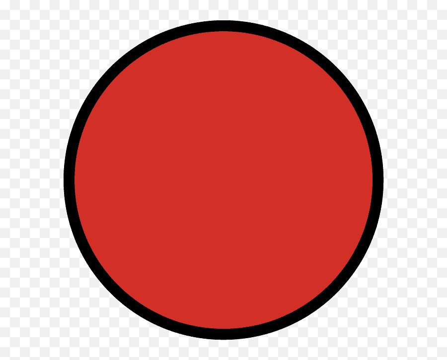Red Circle Emoji - Circle Clipart,Live Emoji