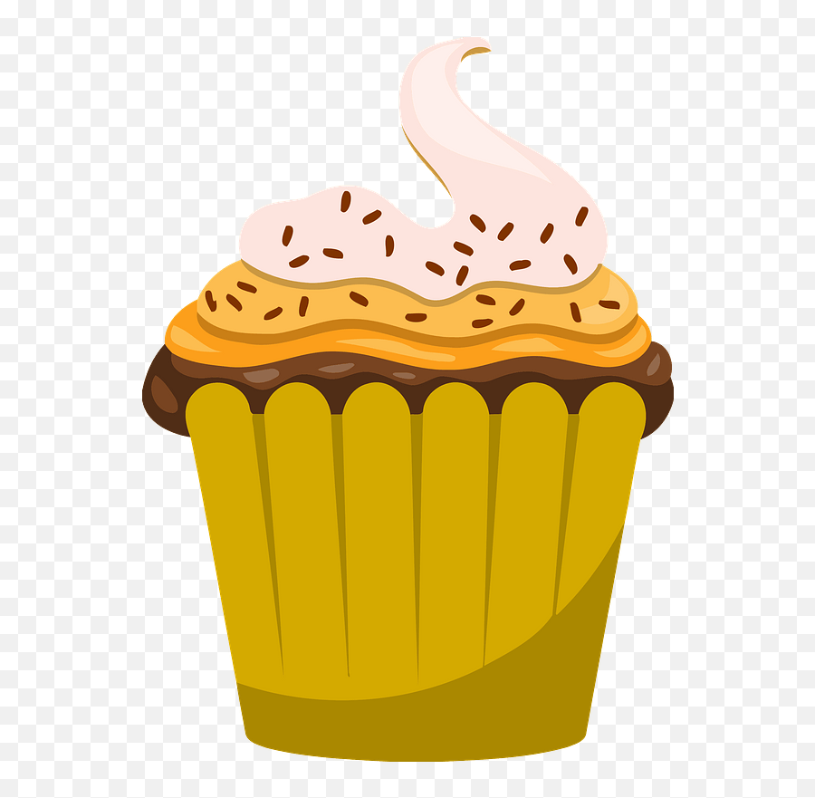 Chocolate Frosting Layers Clipart - Cake Emoji,Muffin Emoji