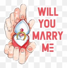 Propose Couple By Marcossoft - Sticker Maker For Whatsapp Emoji,Emojis For Will You Marry Me
