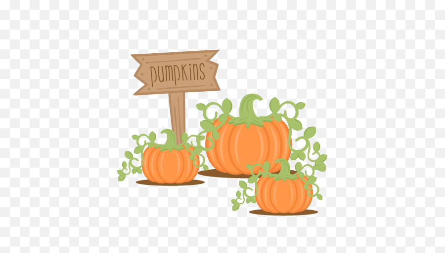 Download Hd Cute Pumpkin Png - Cute Pumpkin Patch Clipart Emoji,Cute Pumpkin Emoticon