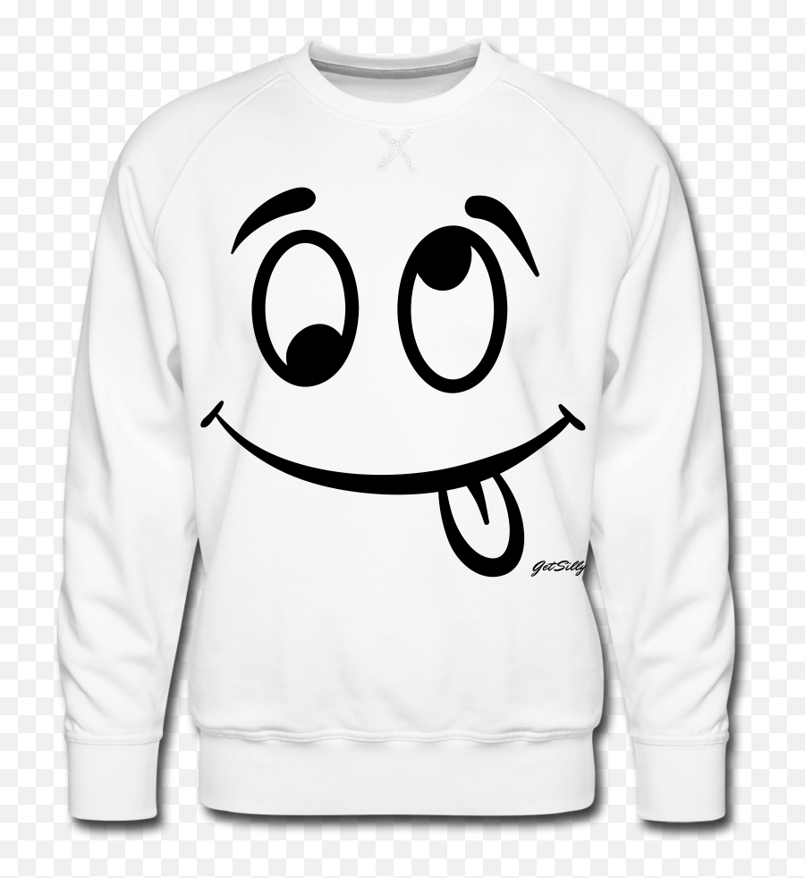 Get Silly - Long Sleeve Emoji,Silly Face Emoticons