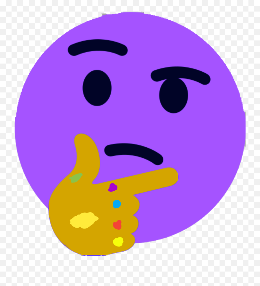 Thanos Thinking Emoji Thanos Thinking - Thanos Thinking Emoji,Thanos Emoji