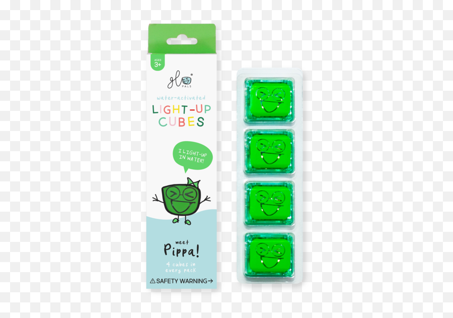 Glo Pals - Light Up Sensory Water Cubes Emoji,Emotion Cube Questions