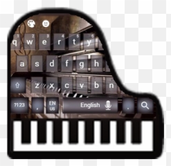 Piano Keyboard Theme - Windows Phone 7 Keyboard Emoji,Piano Emoji Png