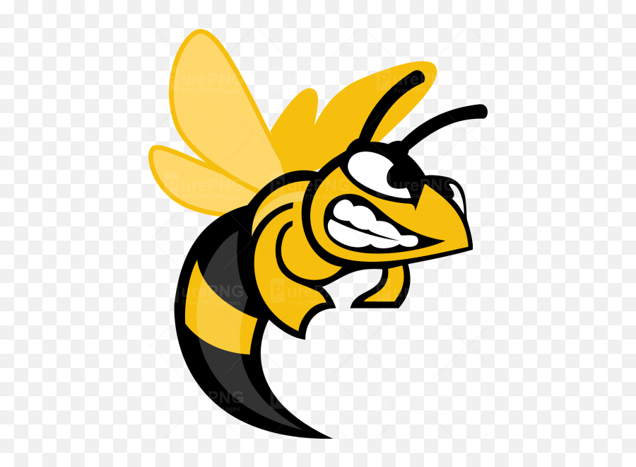 Download Hd Angry Hornet Cartoon Clipart - Angry Bee Clipart Wasp Clip Art Emoji,Bee Emoji Transparent
