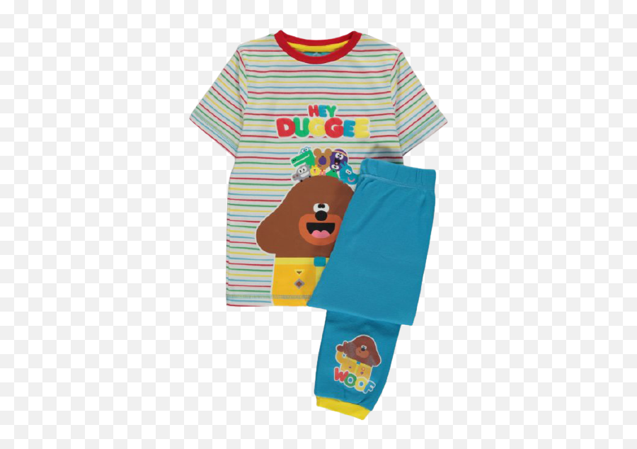 Hey Duggee - Short Sleeve Emoji,Kids Emoji Pajamas