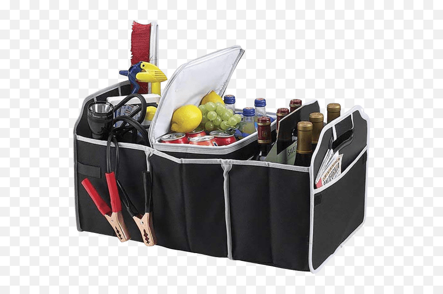 Collapsible Trunk Organizer With Cooler - Car Boot Organizer Collapsible Storage Basket Foldable Emoji,Cool Gear Emoji Water Bottle