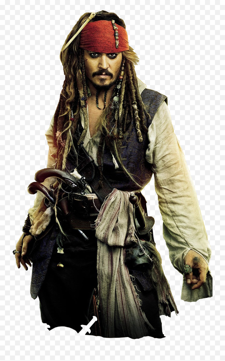 Captain Jack Sparrow Png Clipart - Jack Sparrow Pirate Of The Caribbean Costume Emoji,Jack Sparrow Emoji