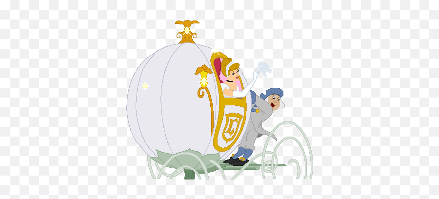 Disney Graphics Cinderella 236509 - Carruaje De La Cenicienta Animado Emoji,Cinderella Emoticon