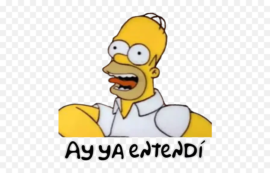 Simpsons Stickers For Whatsapp - Memes Para Stickers De Los Simpson Emoji,Flag Horse Dancing Music Emoji