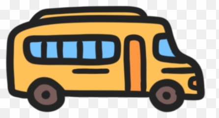 School Bus - Cute Bus Icon Png Emoji,Bus Sign Emoji