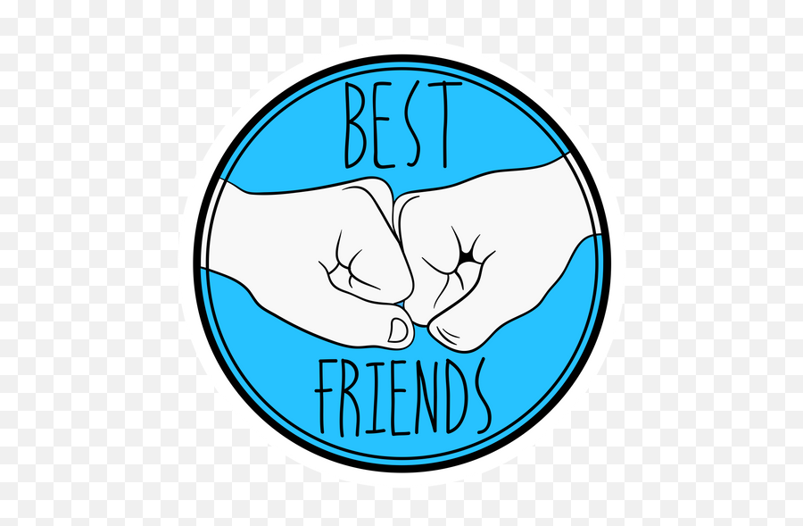 Bro Fist Best Friends Sticker - Sticker Mania Friends Brofist Emoji,Fist Bump Emoji