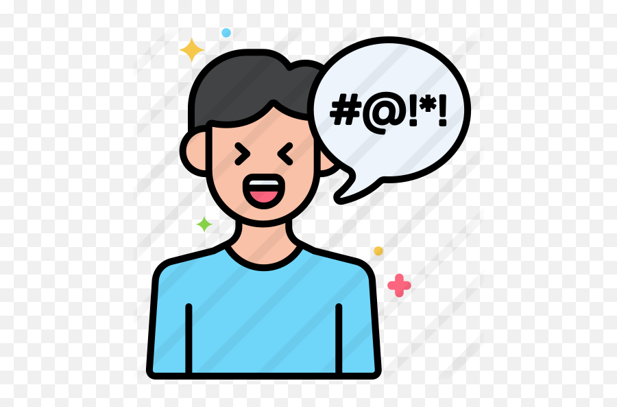 Icon Angry Smileys - Internet Addiction Icon Emoji,Emoticons De Xingamento