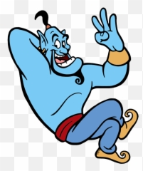 Genie Aladdin Gif Transparent Clipart - Aladdin Genie 3 Wishes Emoji,Aladdin Emoji