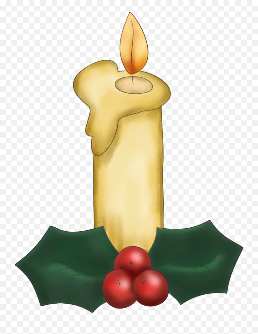 Christmas Candle Clip Art - Christmas Candle Clip Art Emoji,Christmas Candle Emojis