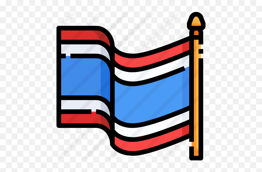 Thailand - Thailand Flat Icon Png Emoji,Thai Flag Emoji