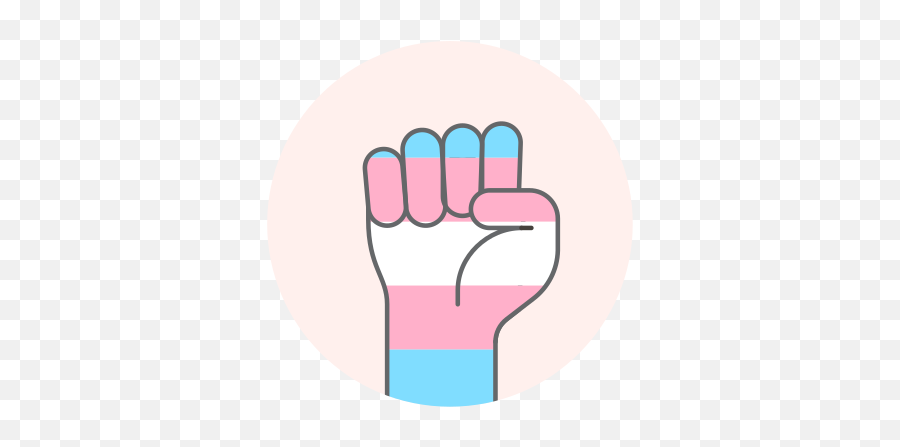 Fist Flag Hand Transgender Free Icon - Fist Emoji,Trans Flag Heart Emoticon