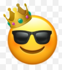 Trending Emojicombo Sticker - Happy,King And Queen Emoji