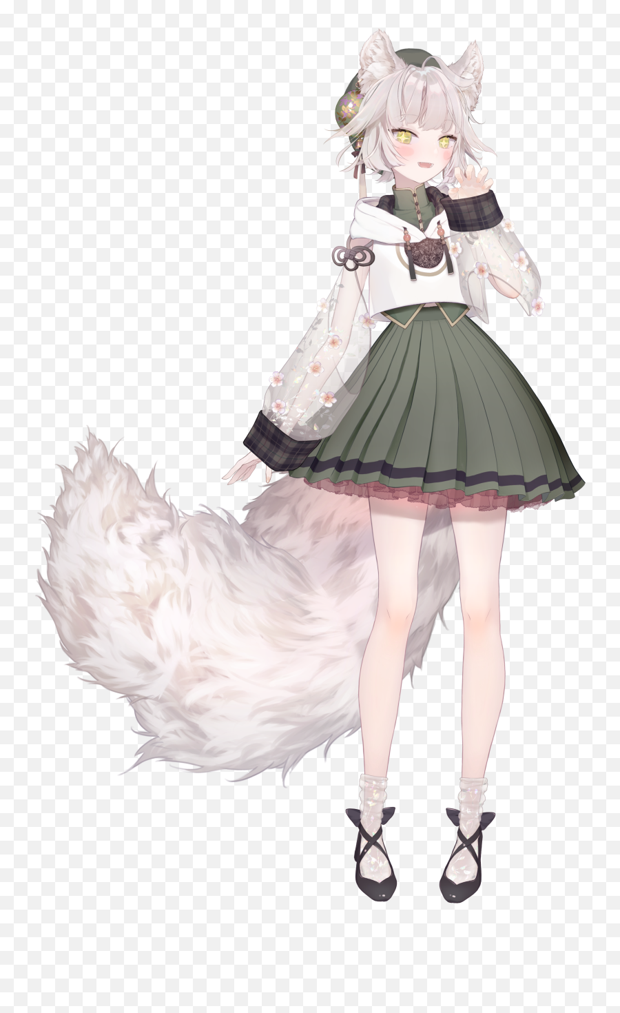 Your Fae Wolfs Debut Is In Two Hours - Wolf Vtuber Tail Emoji,Different Fae Emojis