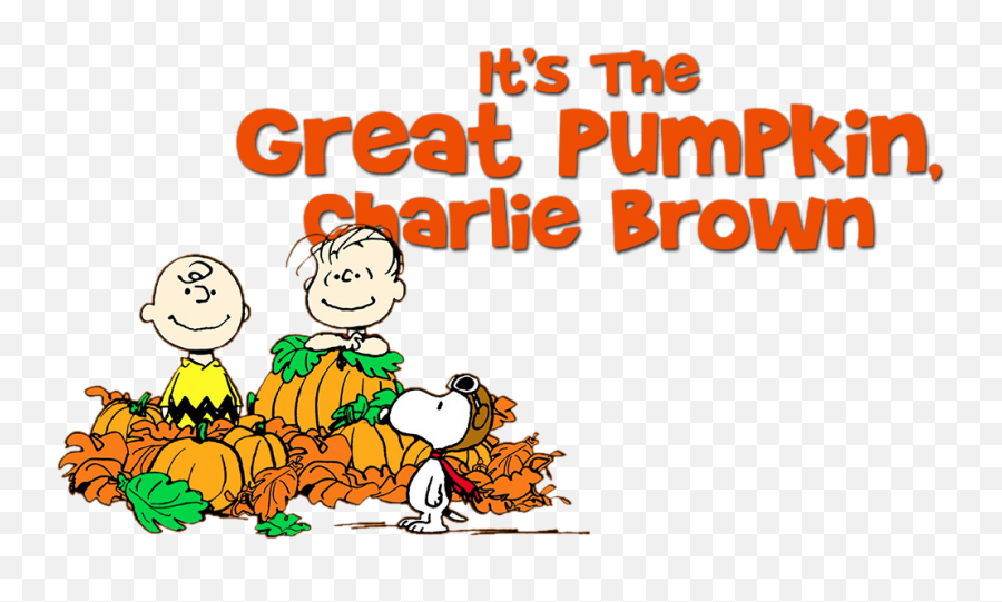 Great Pumpkin Charlie Brown Png Free - The Great Pumpkin Charlie Brown Title Png Emoji,Download Charlie Brown Halloween Emoticons