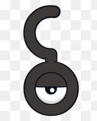 Unknown Pokemon Question Mark Png - Pokemon Unown Question Mark Emoji,Question Mark Emoji Transparent