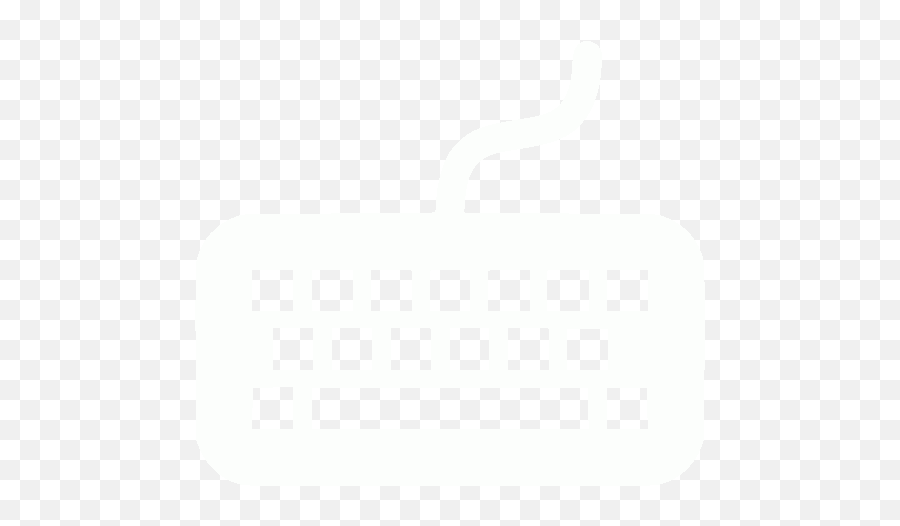 White Keyboard Icon - Transparent White Keyboard Icon Emoji,Computer Keyboard Emoticon Sysbols