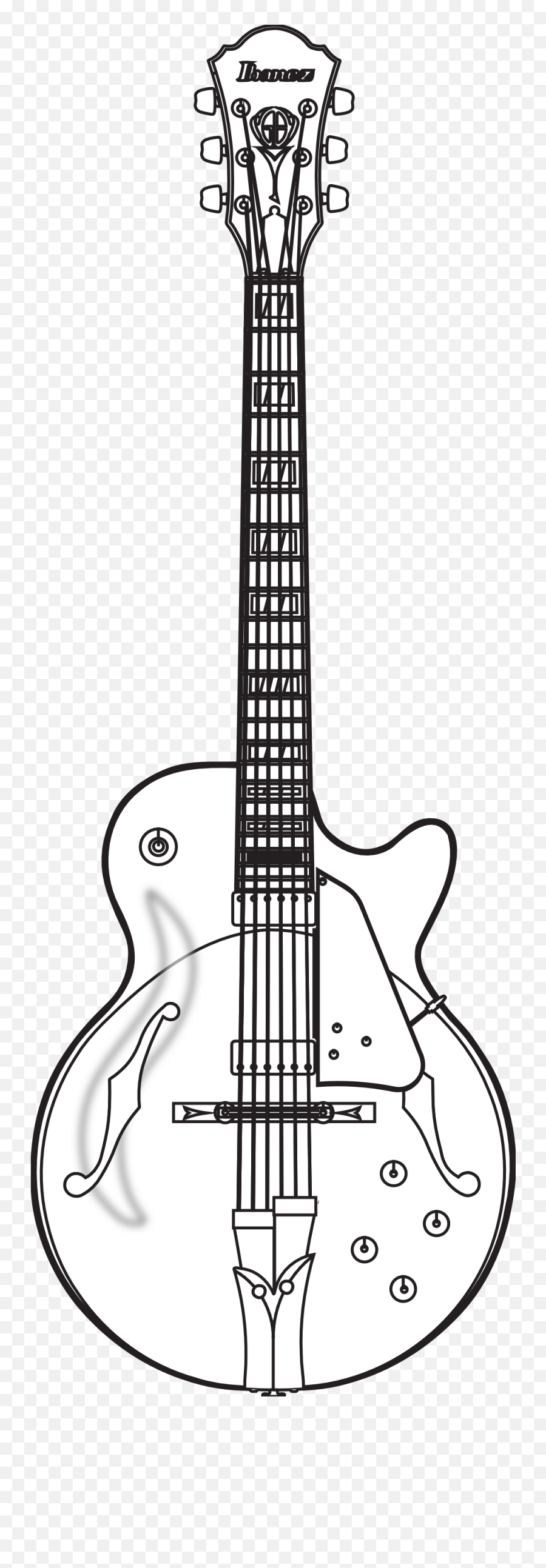 Guitar Clipart Black And White - 51 Cliparts Emoji,Electric Guitar Emoji