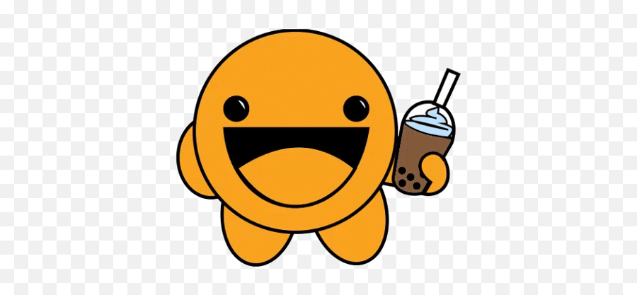 Product - Boba Tea House Happy Emoji,Mango Emojis Gif