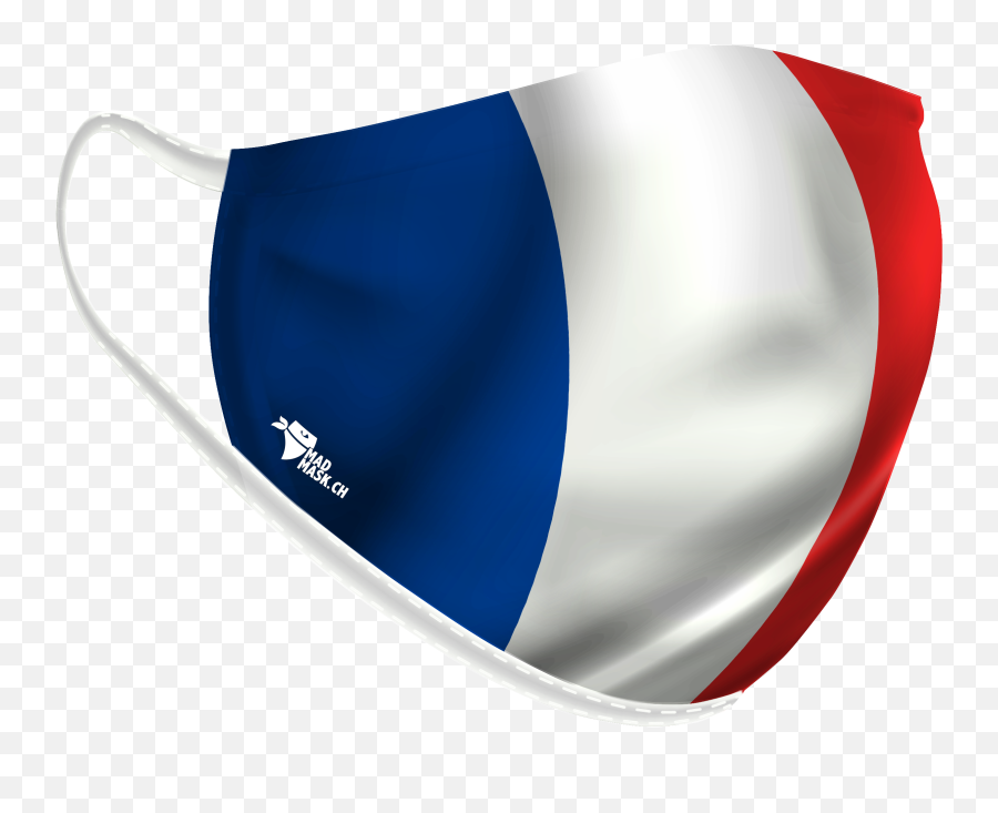 French Flag Mask Mad Masks En - French Flag Mask Emoji,Drapeau Facebook Emoticons