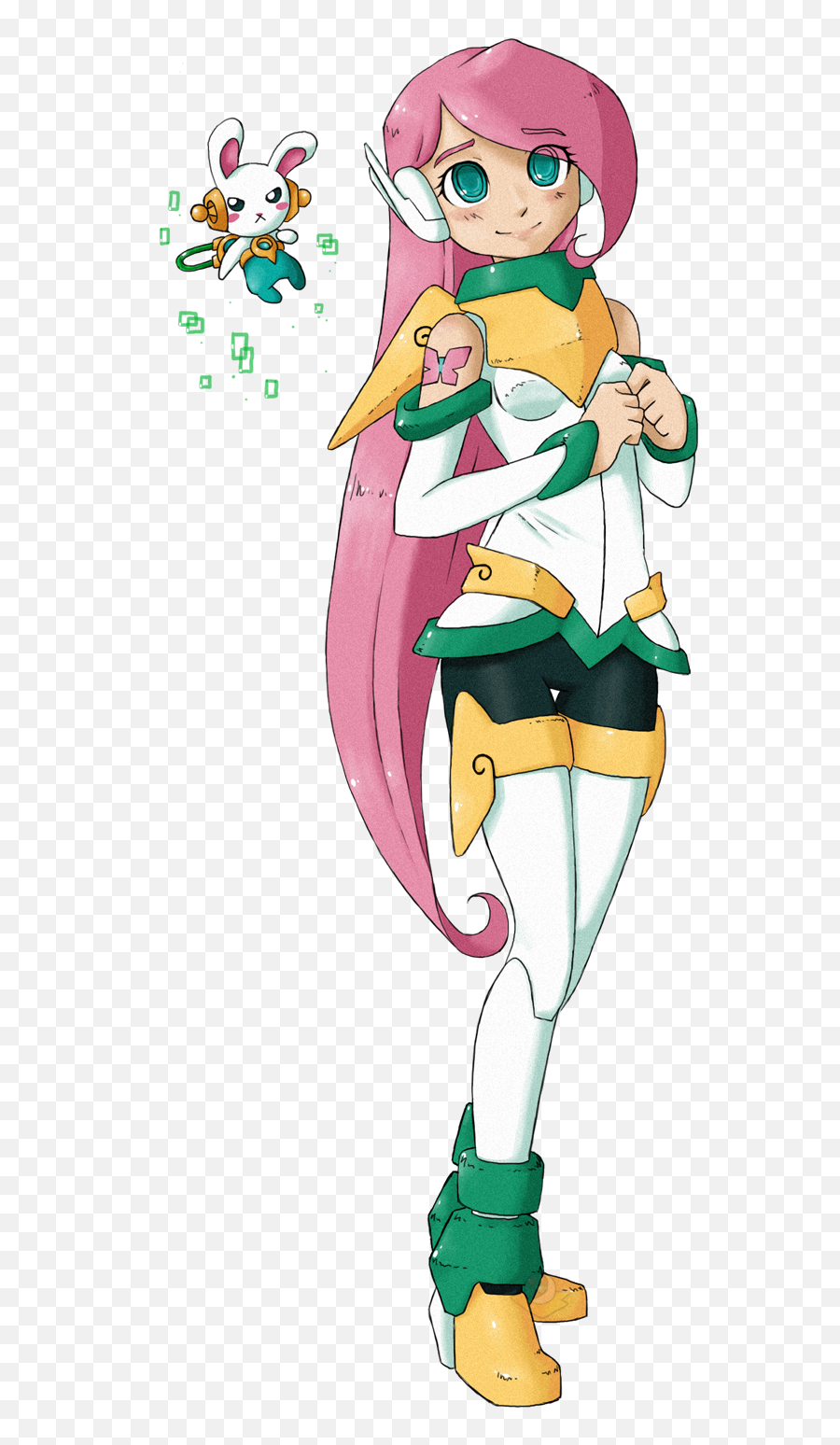 Zeromidnight Angel Bunny - Mega Man Zero Mlp Emoji,Emotions Megaman