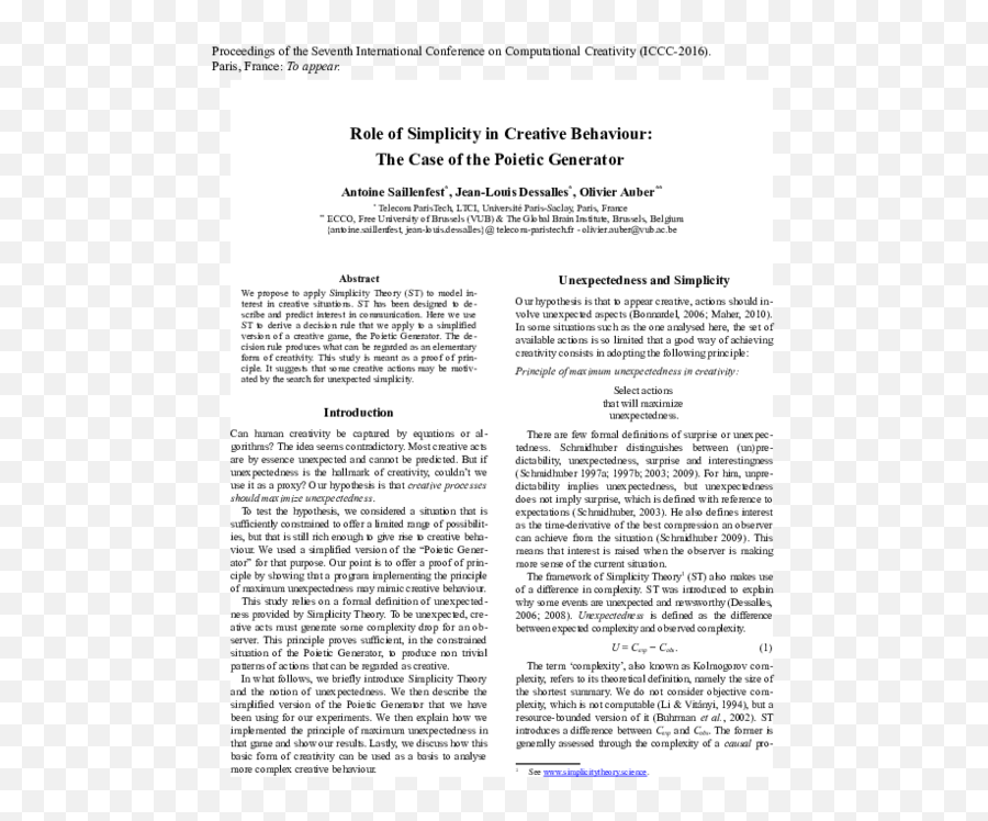 Simplicity Theory Research Papers - Academiaedu Emoji, Simplicity Theory Research Papers - Academiaedu Emoji,