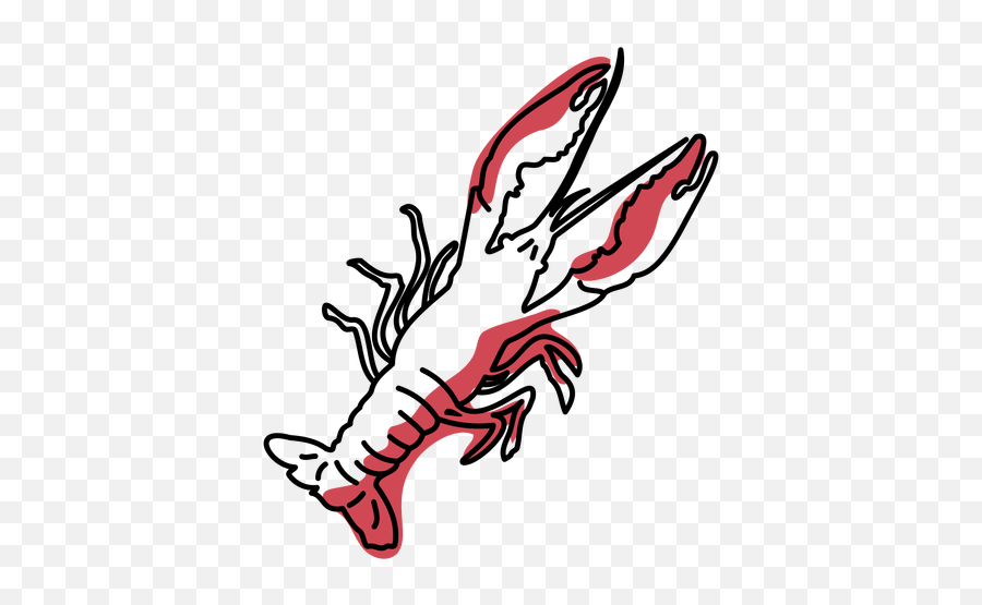 Polygonal Lobster Top View Transparent Png U0026 Svg Vector Emoji,Emoticon For Lobster