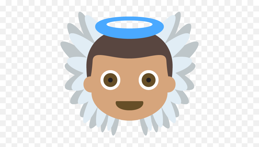 Emoji Angel Human Skin Color Meaning - Angel Baby Emoji Icon,Emoticon Meaning