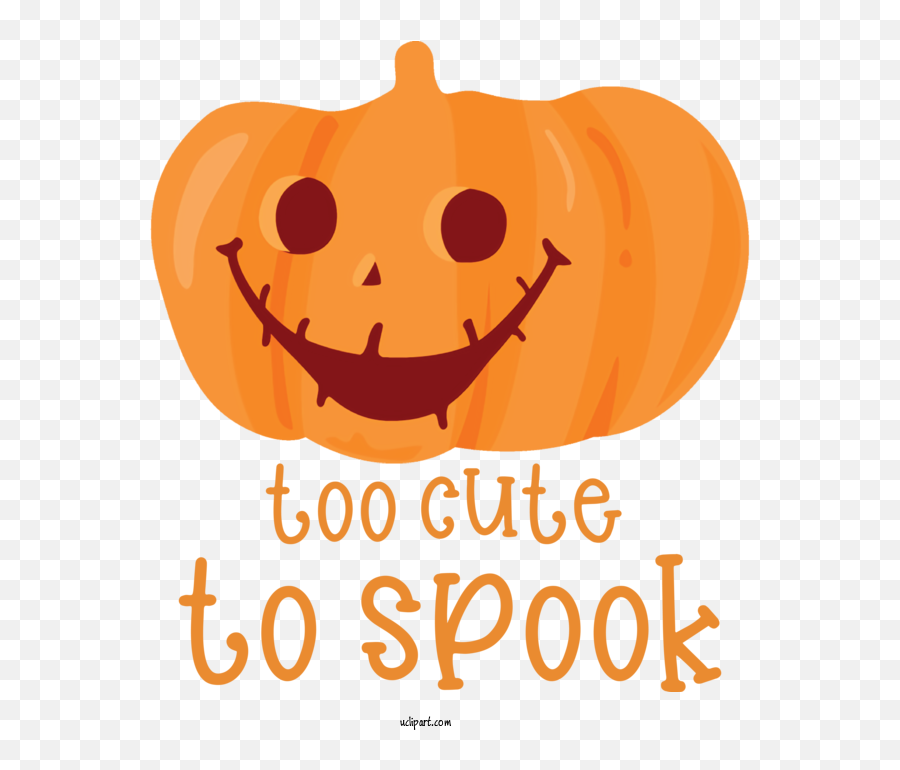 Holidays Cartoon Pumpkin Logo For Halloween - Halloween Emoji,Copyright Free Halloween Emoticon