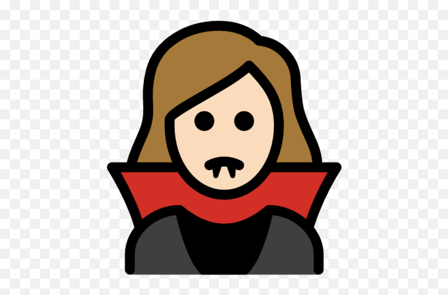 Woman Vampire Light Skin Tone Emoji - Download For Free,Woman Police Emoji