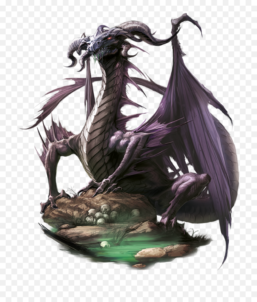 Ancient Black Dragon - Monsters Archives Of Nethys Emoji,Eidolon Magic Emotions