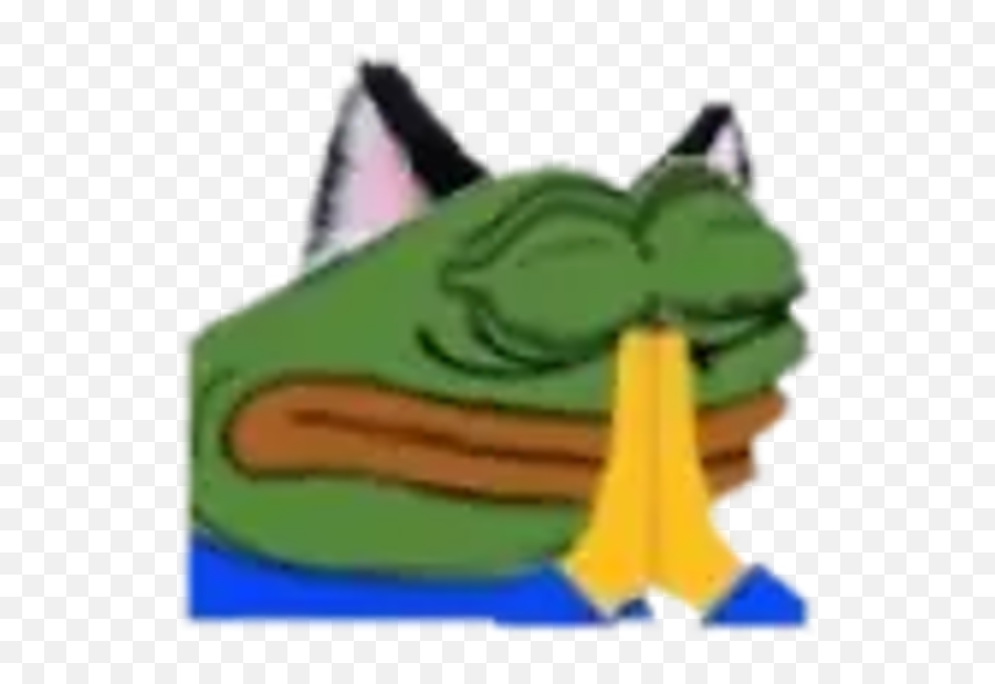 Cat Ears Prayge Prayge Know Your Meme Emoji,Emoji Hands Crying Twitch