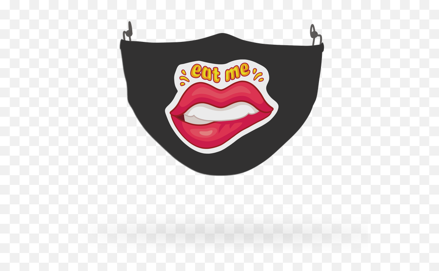 Sexy Lips U0027ahu0027 Face Covering Print 4 - Celebrityfacemaskscom For Adult Emoji,Funny Sexy Emoji