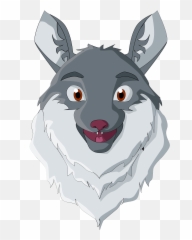 Smiling Wolf Head Clipart Free Download Transparent Png Emoji,Facebook Emoji Animated Png Download