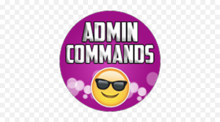 Admin Commands Updated Commands - Free Admin Roblox Game Icon Emoji,Admin Emoji