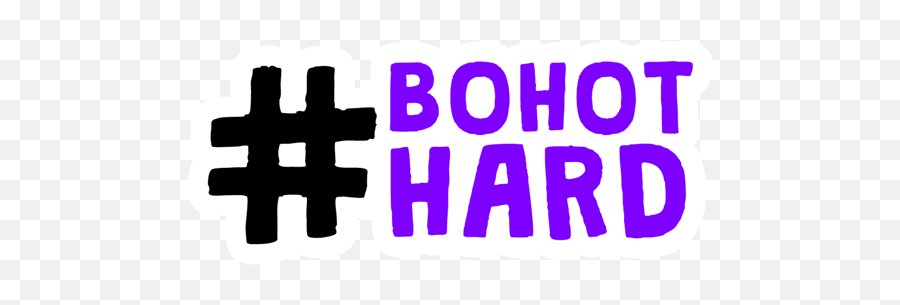 Bohot Hard Sticker - Just Stickers Bahut Hard Text Png Emoji,Rapper Emoji App