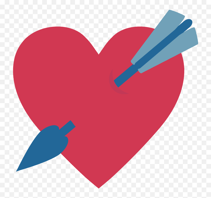 Heart With Arrow Emoji Clipart,Heart With Arrow Emoji