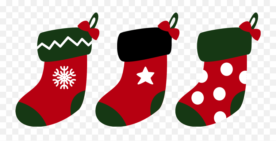 Christmas Socks Clipart - Printable Christmas Socks Clipart Emoji,Emoji Stockings
