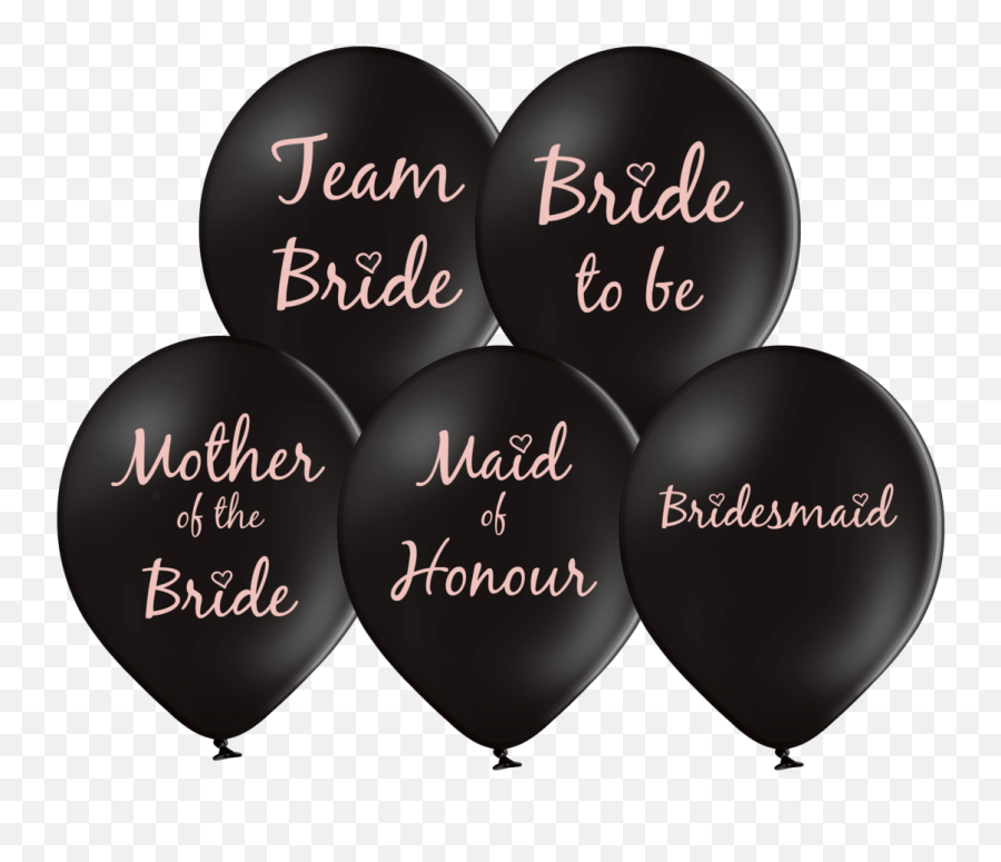 Latex Preprinted Team Bribe Balloons 12 U2013 Talking Balloons - New Year Emoji,Bridesmaid Emoji