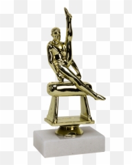 Male Gymnastics Trophy Award Oval - Gymnastics Trophy Png Emoji,Man Football Trophy Emoji
