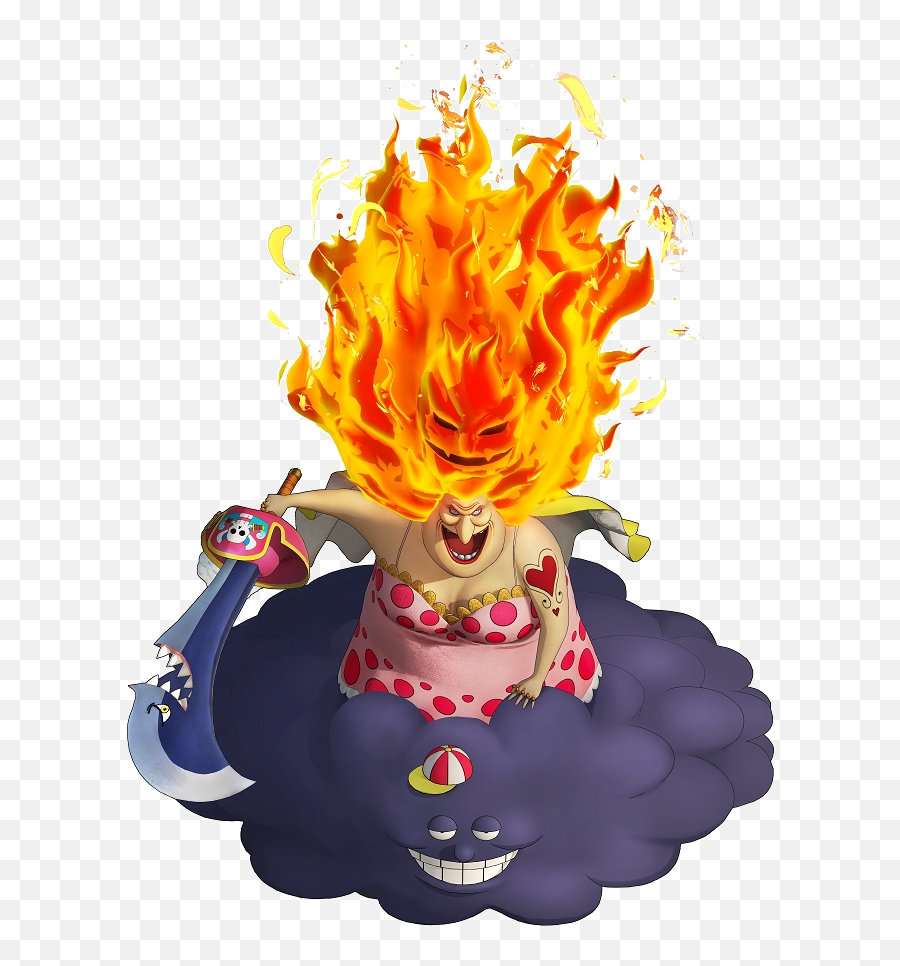Big Mom - One Piece Pirate Warriors 4 Big Mom Emoji,Fire Emoji .png