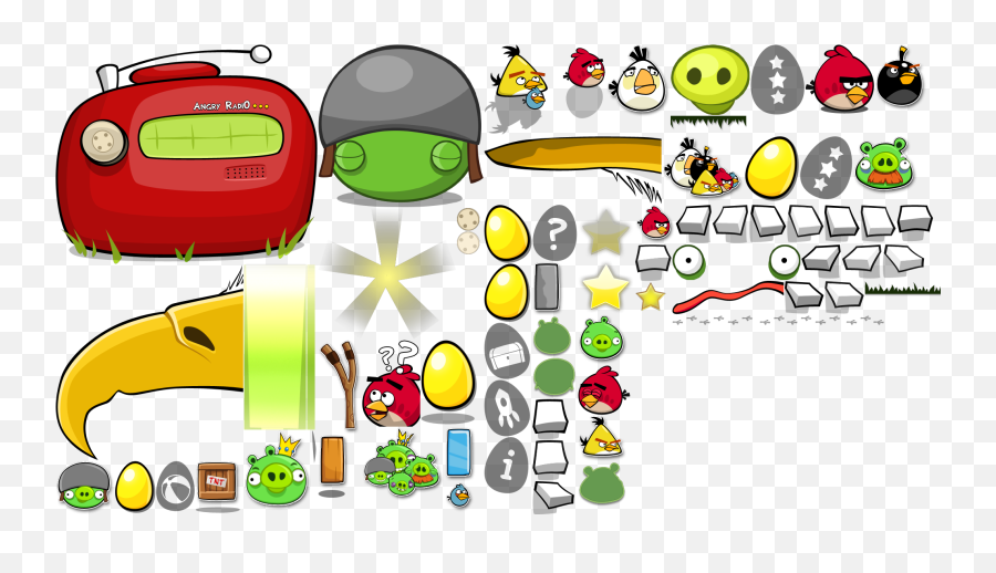 Download Hd Image Golden Eggs Sheet 1 Png Angry Birds Wiki - Angry Birds Seasons Png Emoji,Egg On Face Emoji