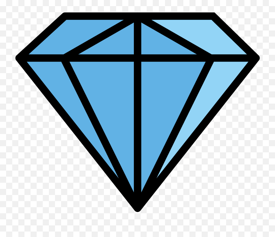 Gem Stone Emoji Clipart - Diamante Icono,Stone Face Emoji