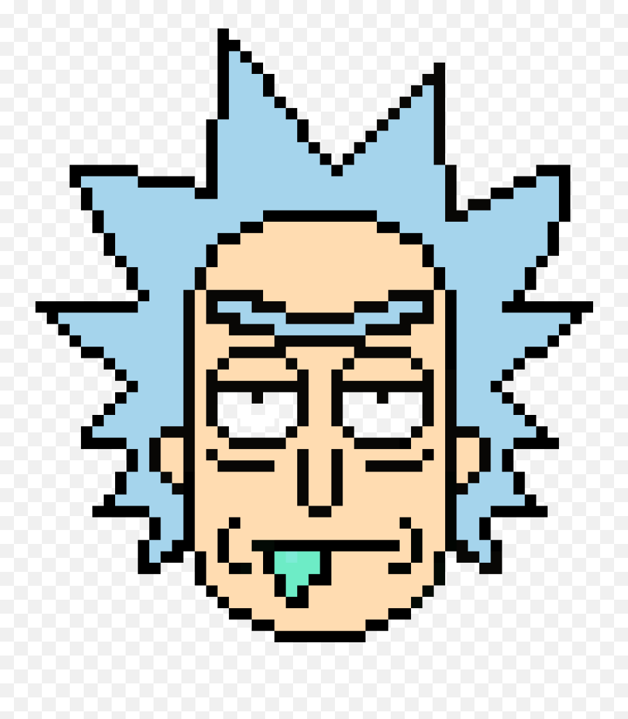 Pixel Art Gallery - Rick And Morty Pixel Art Emoji,Rick Sanchez Emoticon